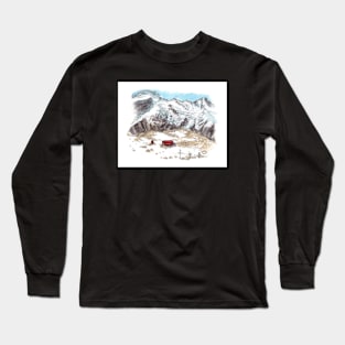 Mueller Glacier Watercolour Long Sleeve T-Shirt